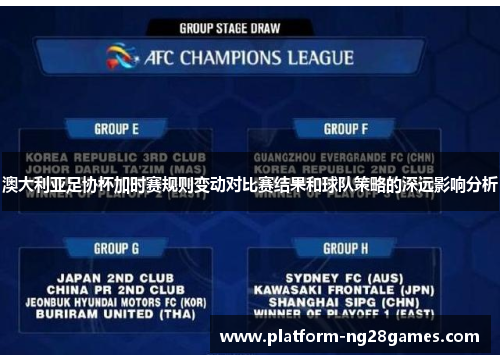 澳大利亚足协杯加时赛规则变动对比赛结果和球队策略的深远影响分析 澳大利亚足协杯加时赛规则变动对比赛结果和球队策略的深远影响分析
